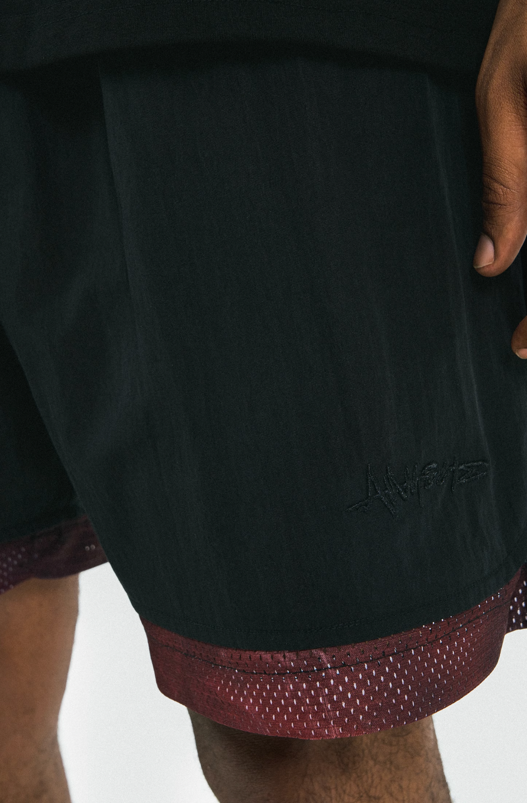 ANTIDOTE Hipster Colorblocked Shorts