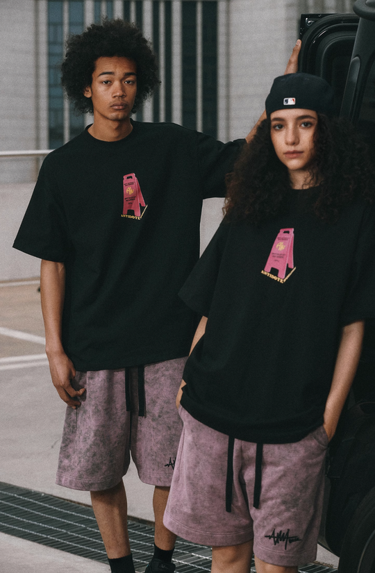 ANTIDOTE Embroidered Color Shorts