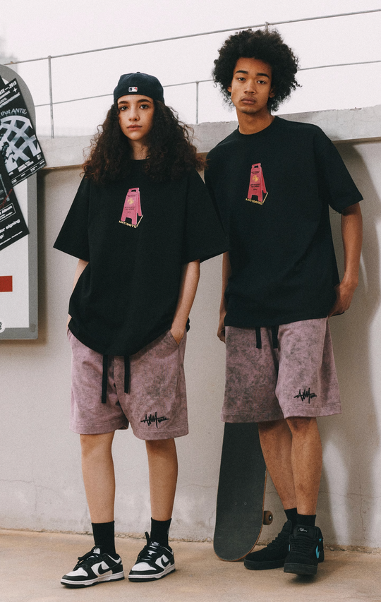 ANTIDOTE Embroidered Color Shorts