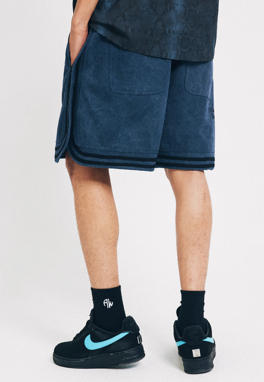 ANTIDOTE Washed Side Stripe Shorts