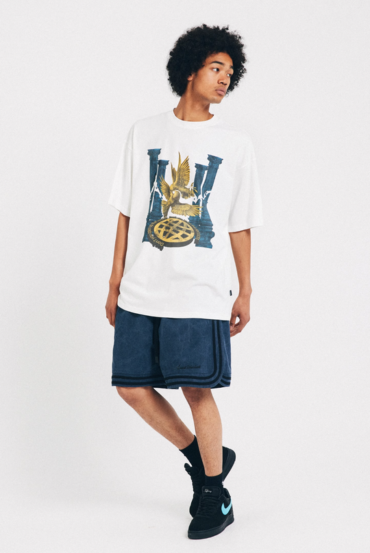 ANTIDOTE Washed Side Stripe Shorts