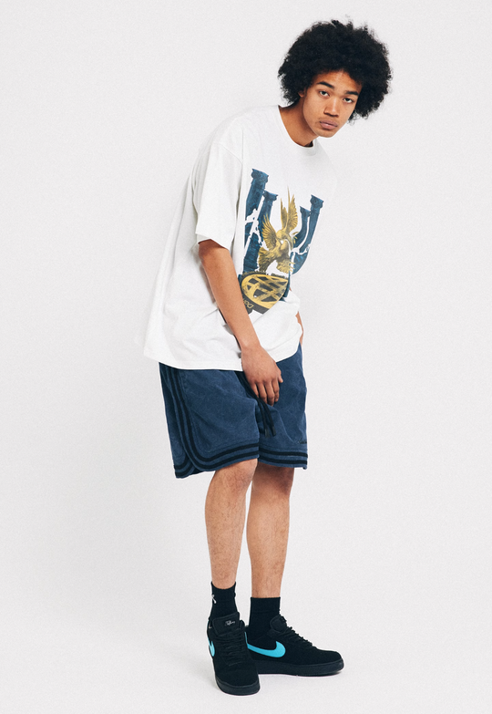 ANTIDOTE Washed Side Stripe Shorts