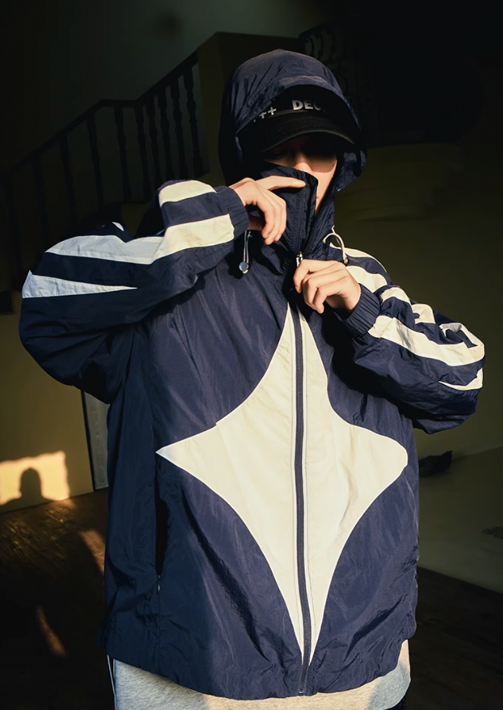 YADcrew R-STAR Breathable Hooded Outdoor Jacket