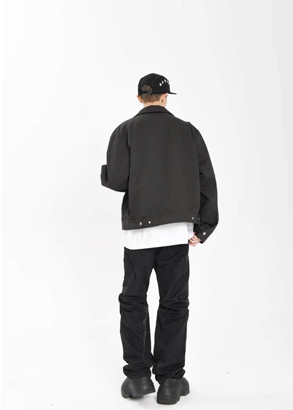 YADcrew Rabbit Lace Embroidery Digital Printing Jacket