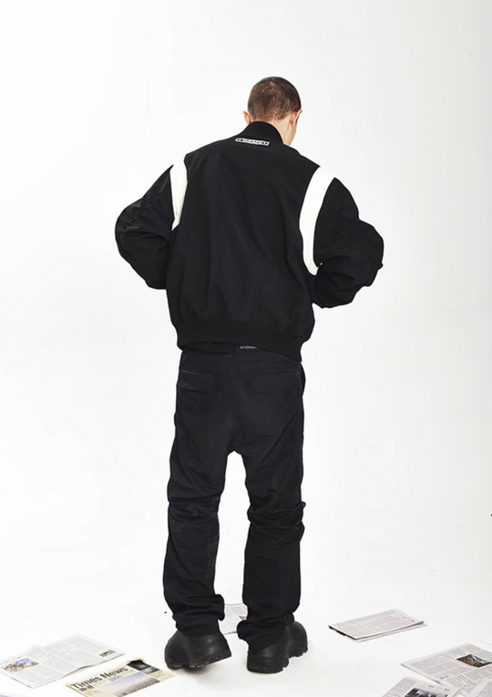 YADcrew 3D Embroidery Air Force Jacket