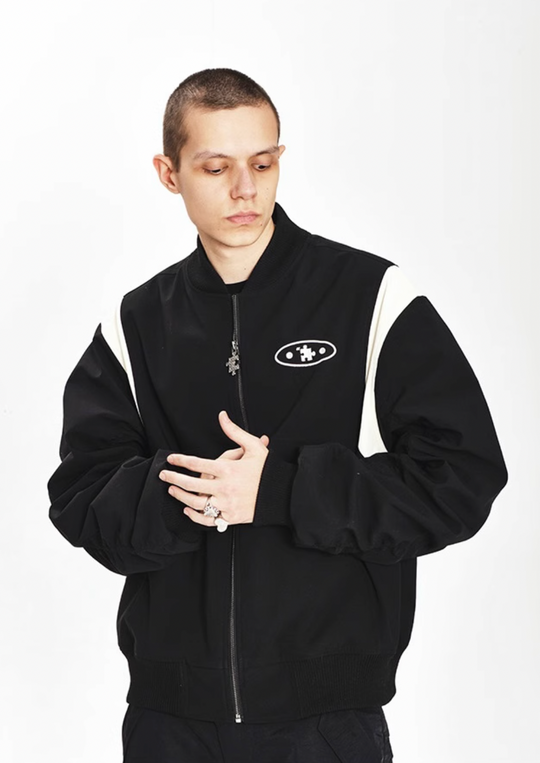 YADcrew 3D Embroidery Air Force Jacket