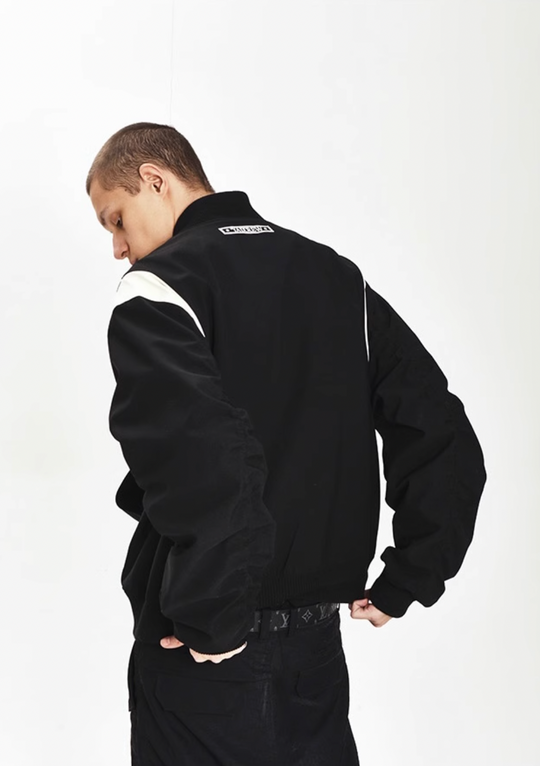 YADcrew 3D Embroidery Air Force Jacket