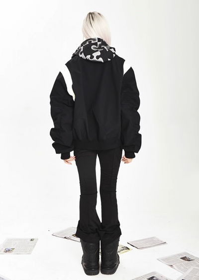 YADcrew 3D Embroidery Air Force Jacket