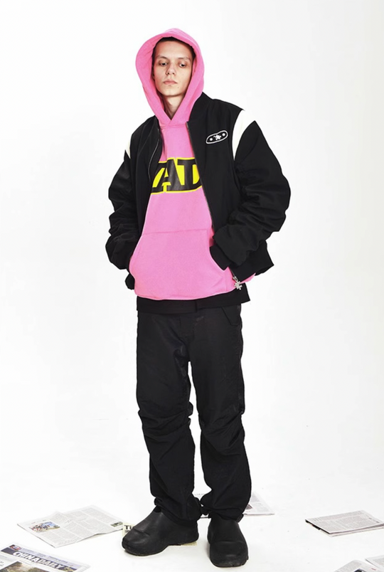 YADcrew 3D Embroidery Air Force Jacket