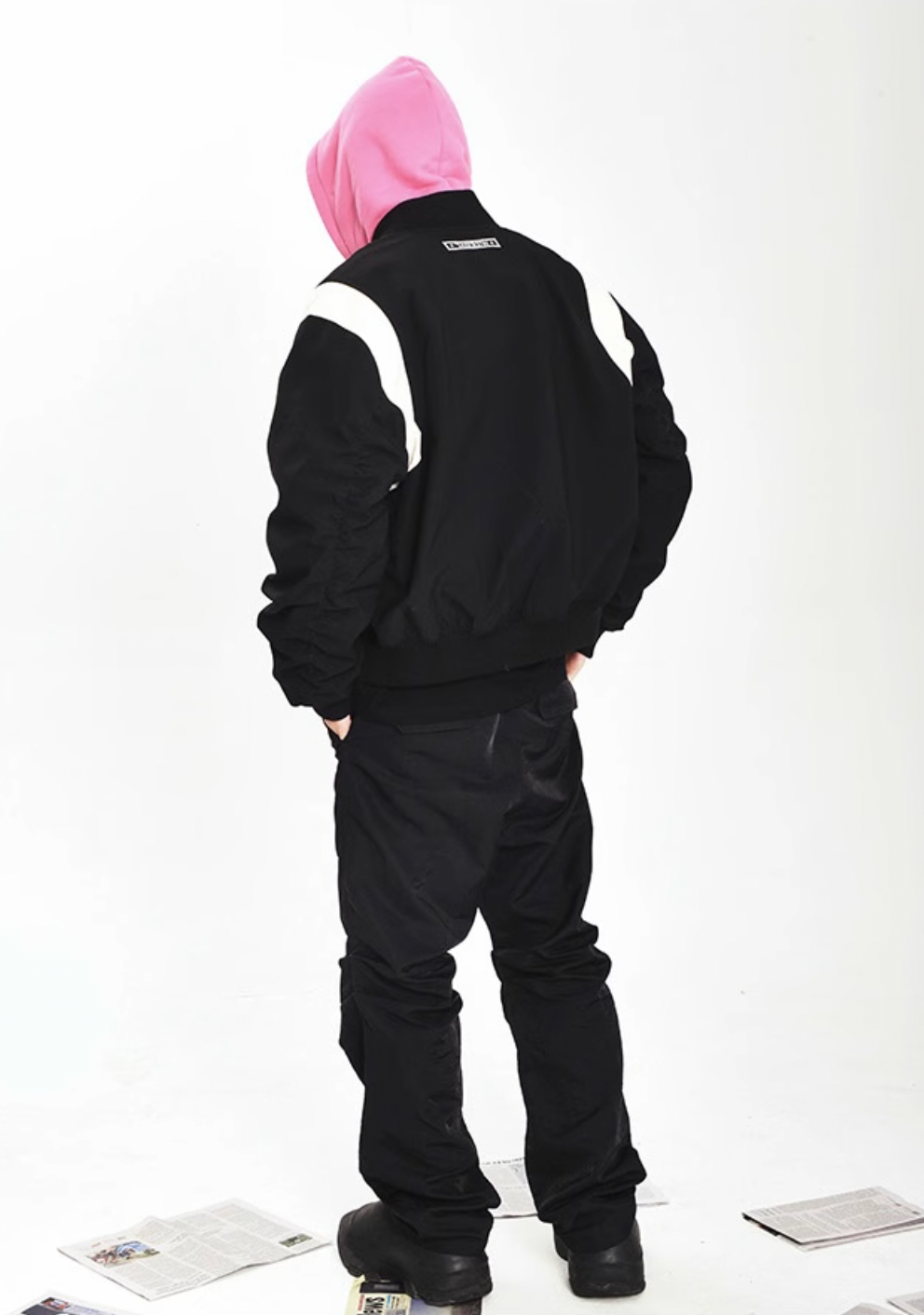 YADcrew 3D Embroidery Air Force Jacket