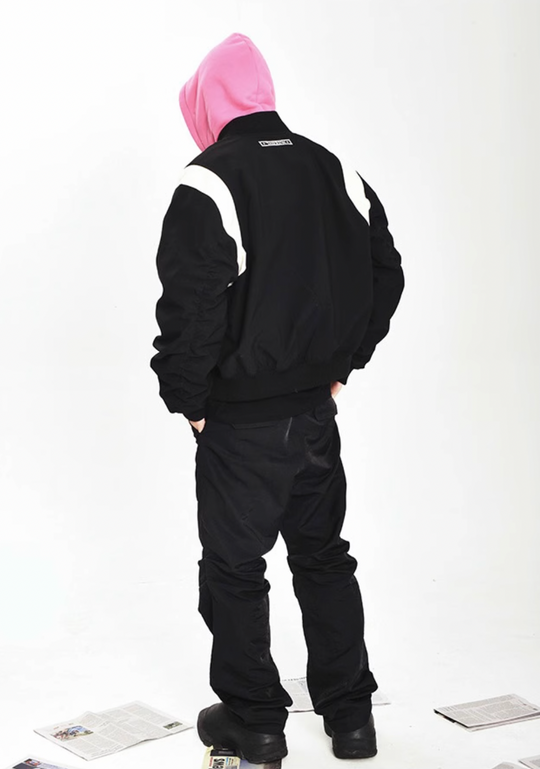 YADcrew 3D Embroidery Air Force Jacket