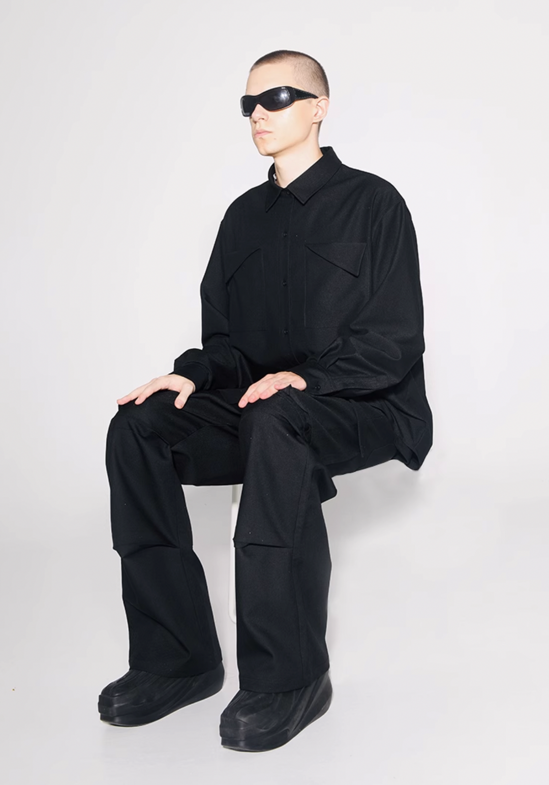 YADcrew Folded Long Sleeved Shirt