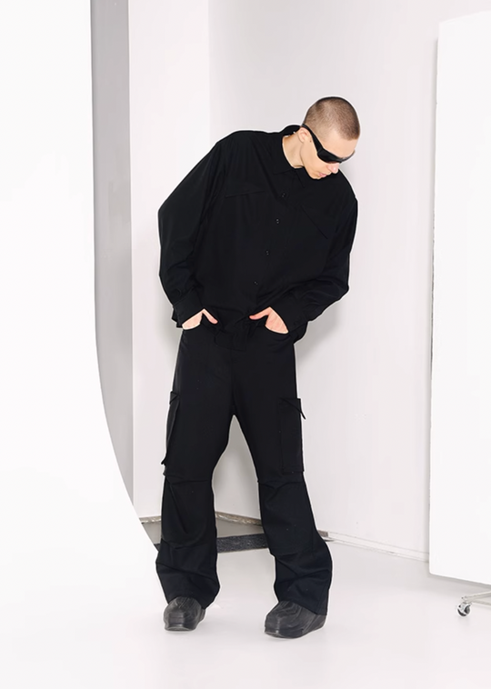 YADcrew Folded Long Sleeved Shirt