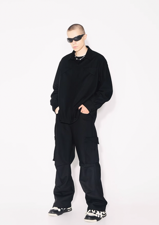 YADcrew Folded Long Sleeved Shirt
