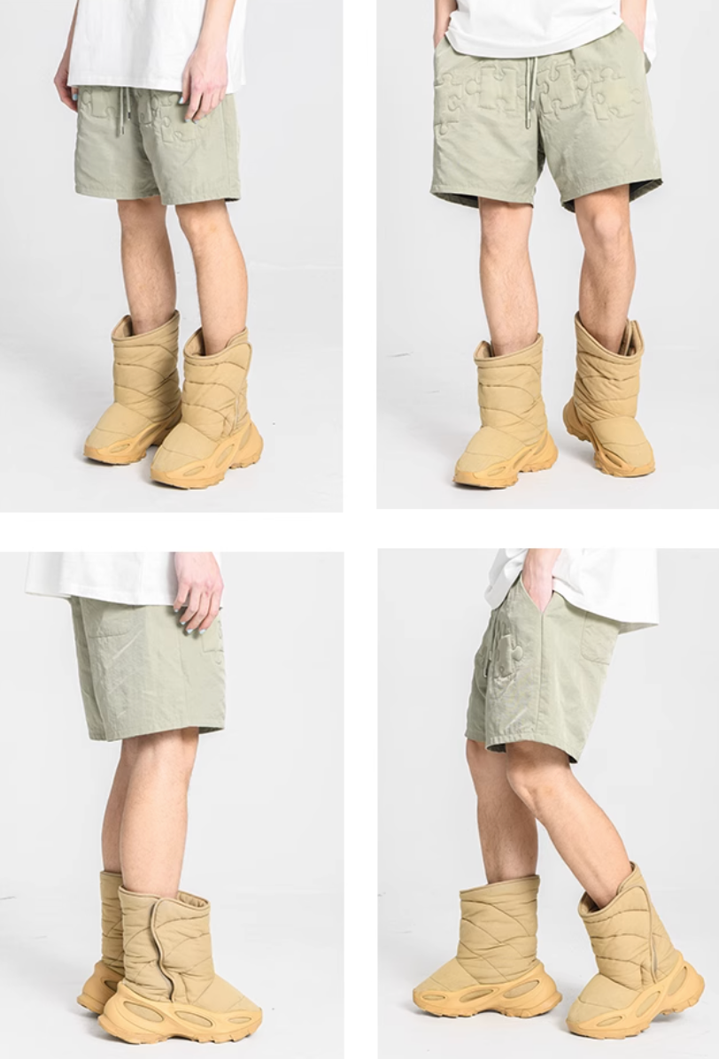 YADcrew 3D Puzzle Logo Shorts