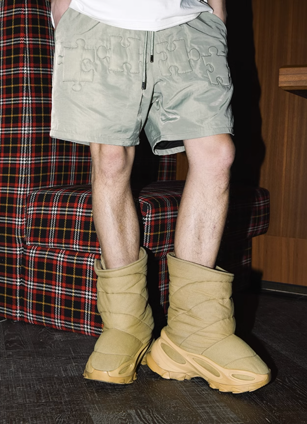 YADcrew 3D Puzzle Logo Shorts