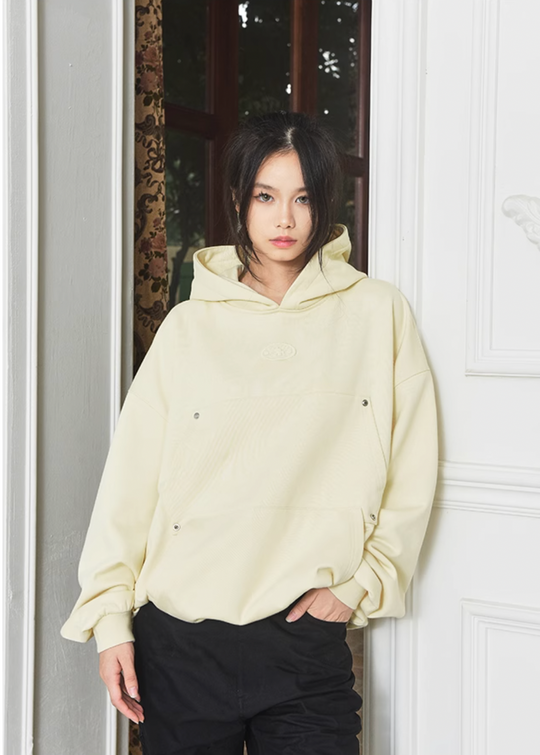 YADcrew Double Pocket Deformable Hoodie