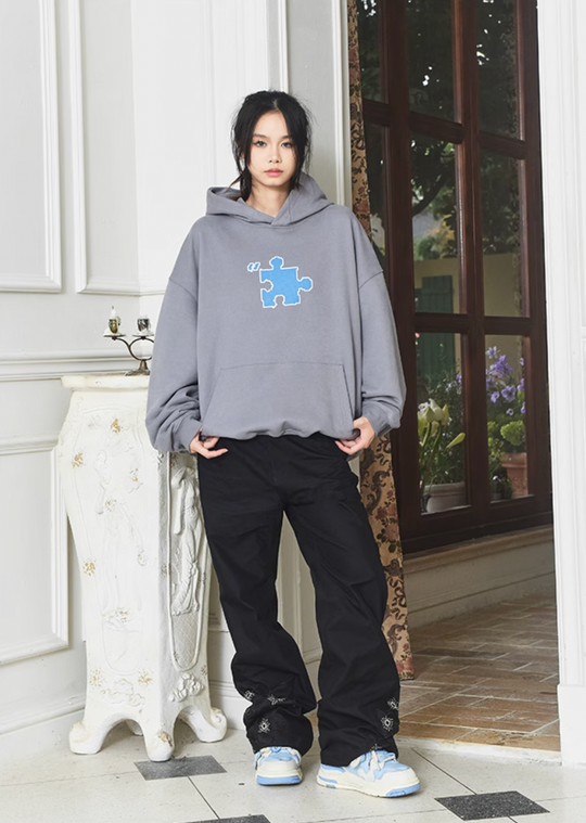 YADcrew Block Puzzle Hoodie