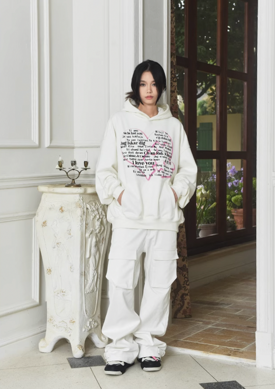 YADcrew Multi Language I Love You Hoodie