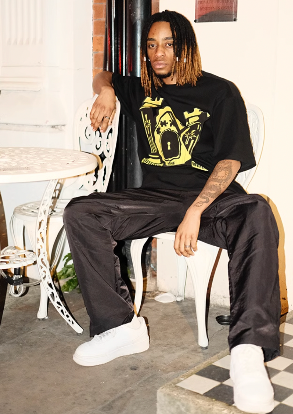 YADcrew Turtle Pulp Old Print Tee