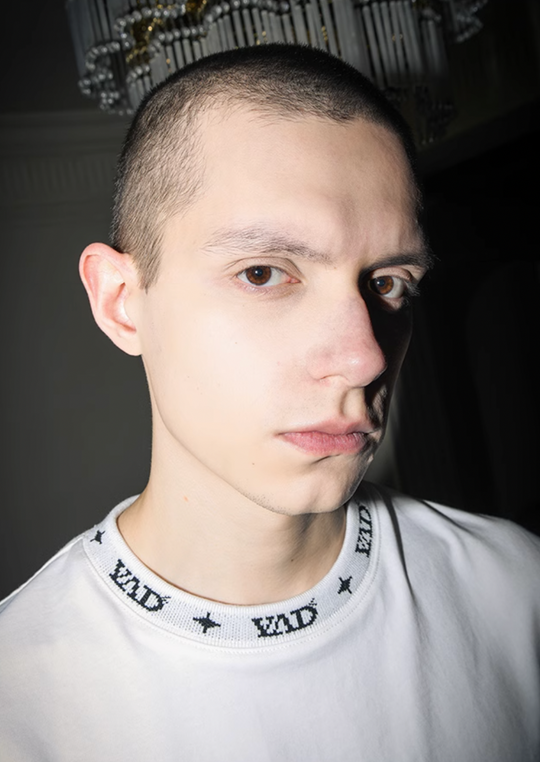 YADcrew Ribbed Jacquard Process Tee