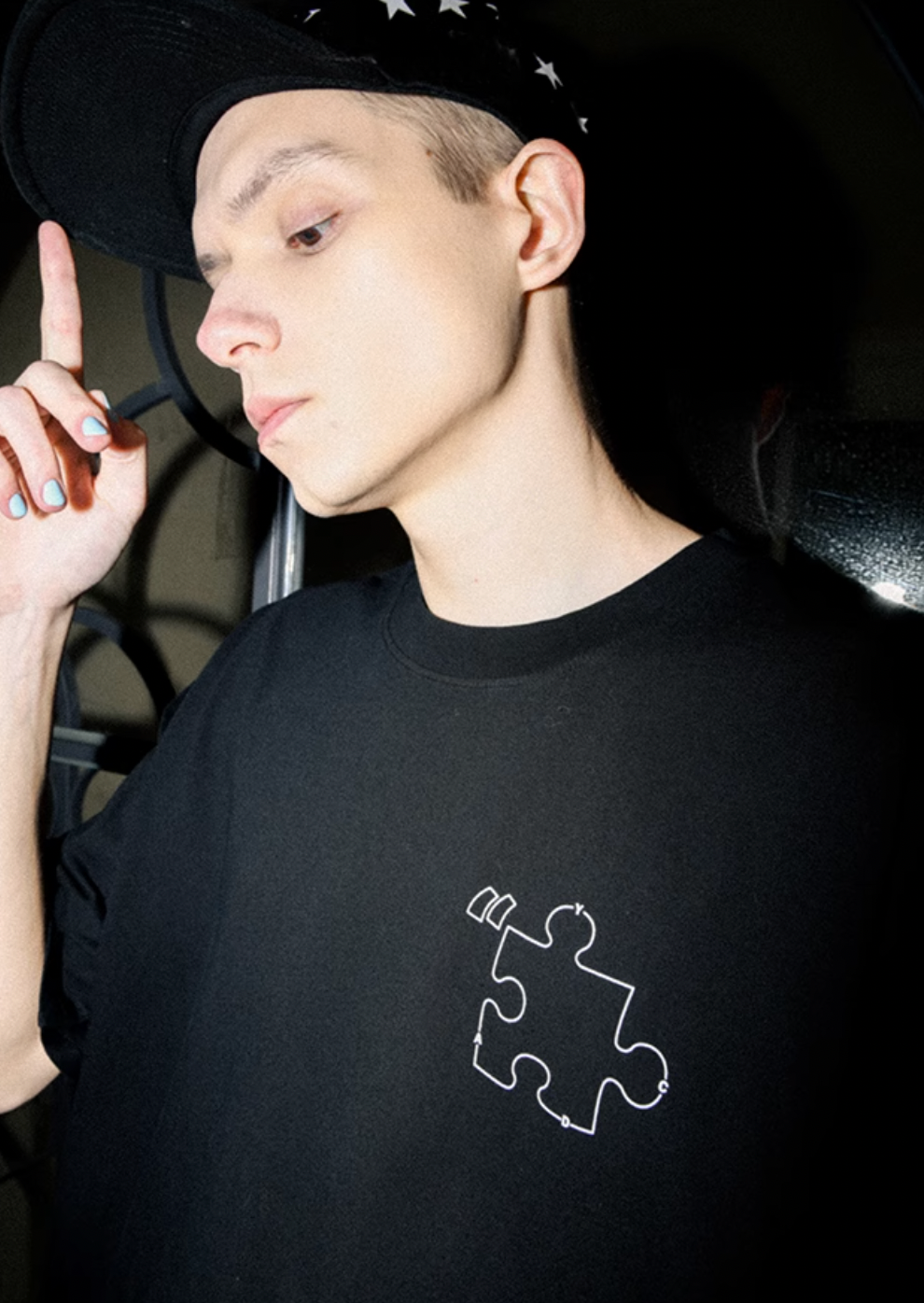 YADcrew Citation Jigsaw Basic Tee