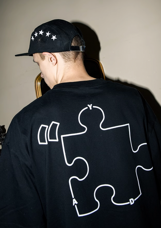 YADcrew Citation Jigsaw Basic Tee