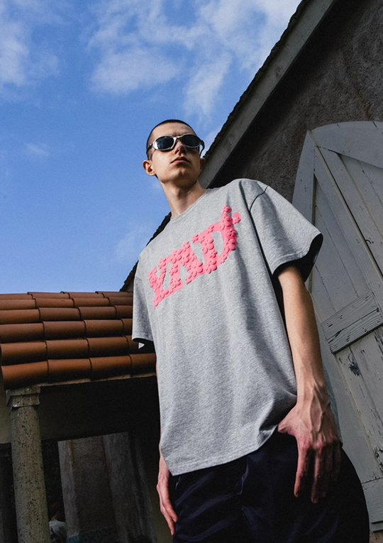 YADcrew 'Peach Blossom Luck' foam Tee