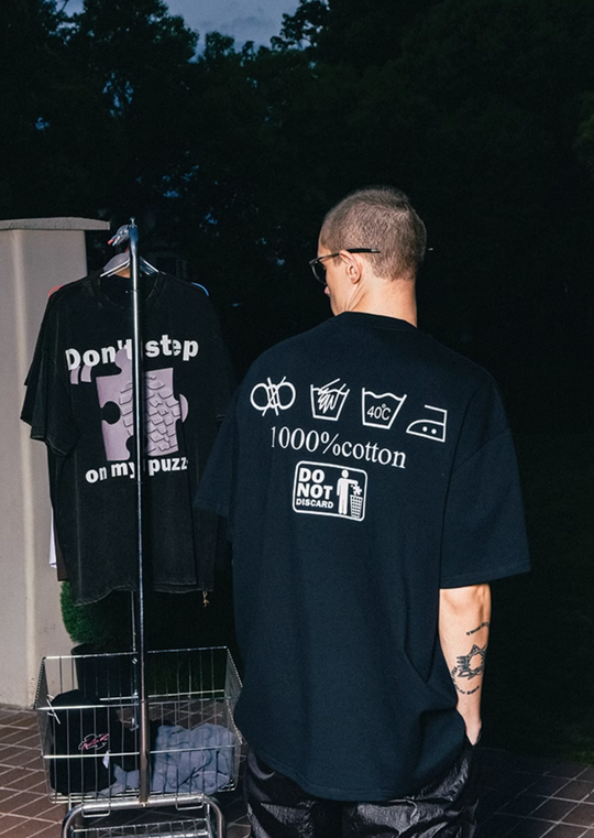 YADcrew "Don't Wash Me YAD" Puzzle Printed Tee