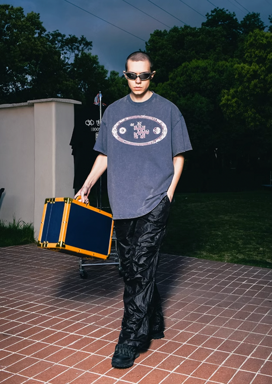 YADcrew 'Zhenjin' Quote Puzzle Tee