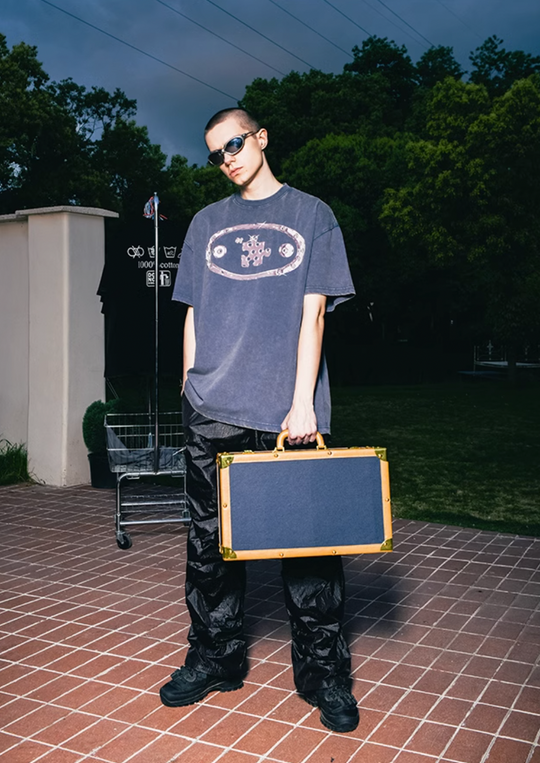 YADcrew 'Zhenjin' Quote Puzzle Tee