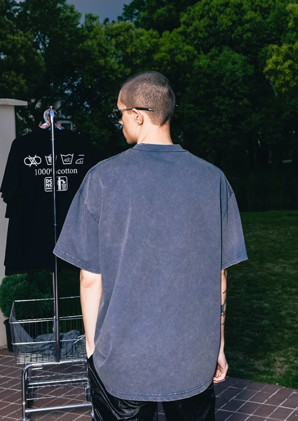 YADcrew 'Zhenjin' Quote Puzzle Tee