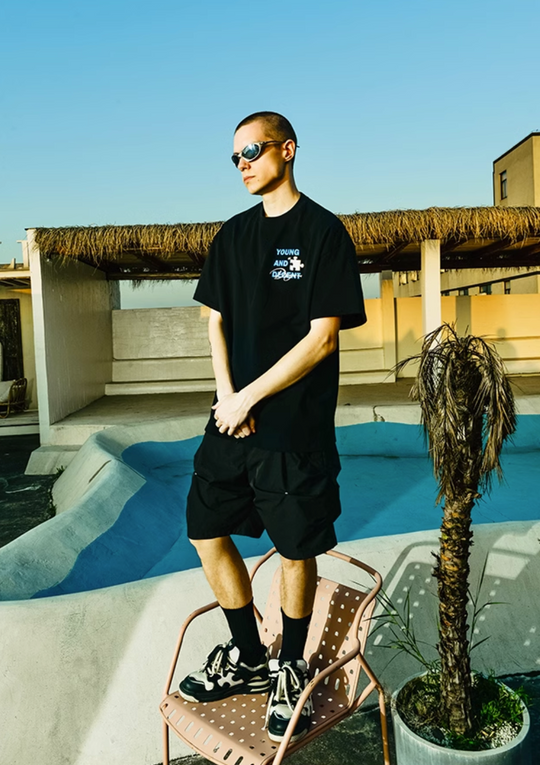 YADcrew Colorful Quotes Tpu Puzzle Large Print Tee