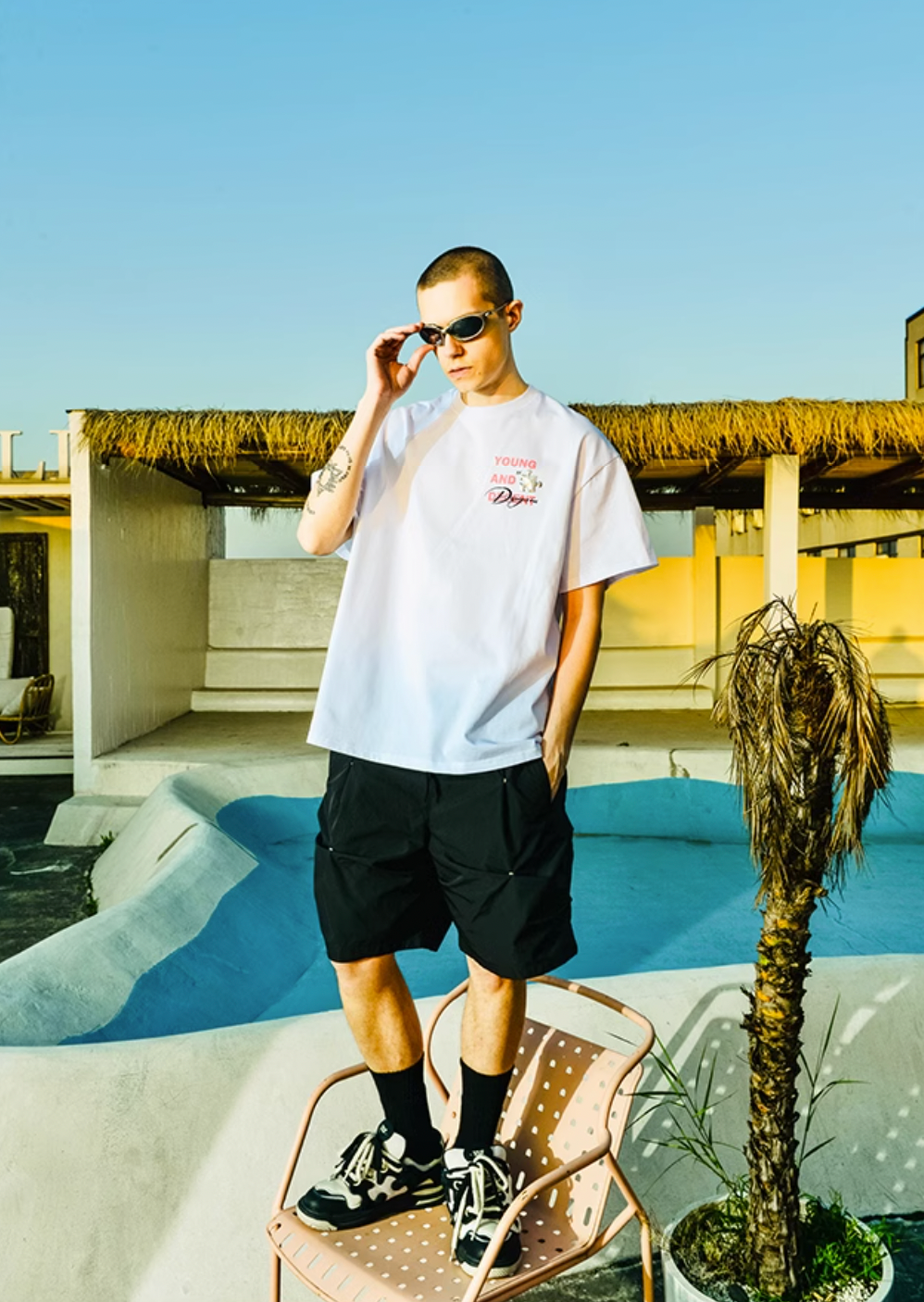 YADcrew Colorful Quotes Tpu Puzzle Large Print Tee