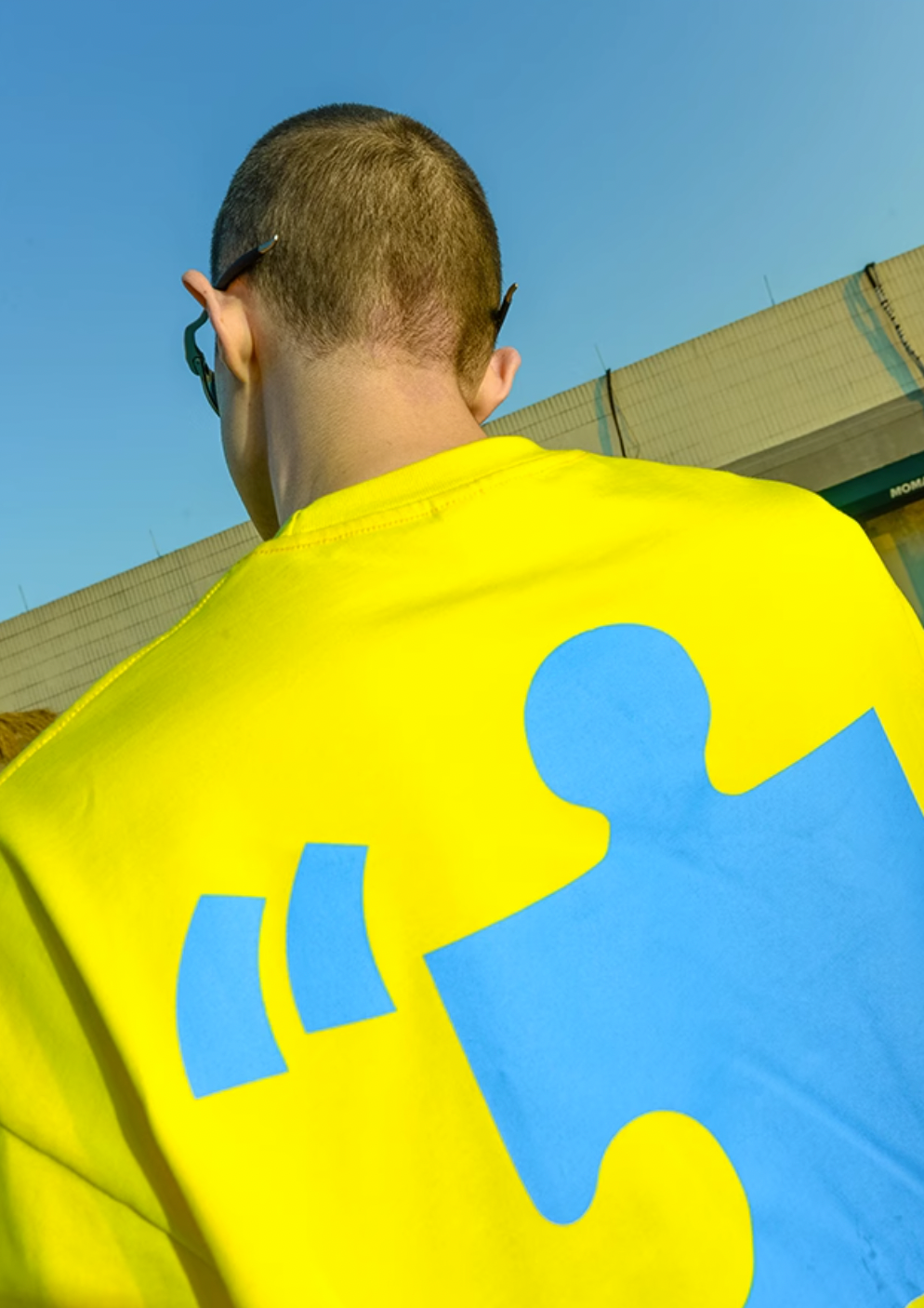 YADcrew Colorful Quotes Tpu Puzzle Large Print Tee