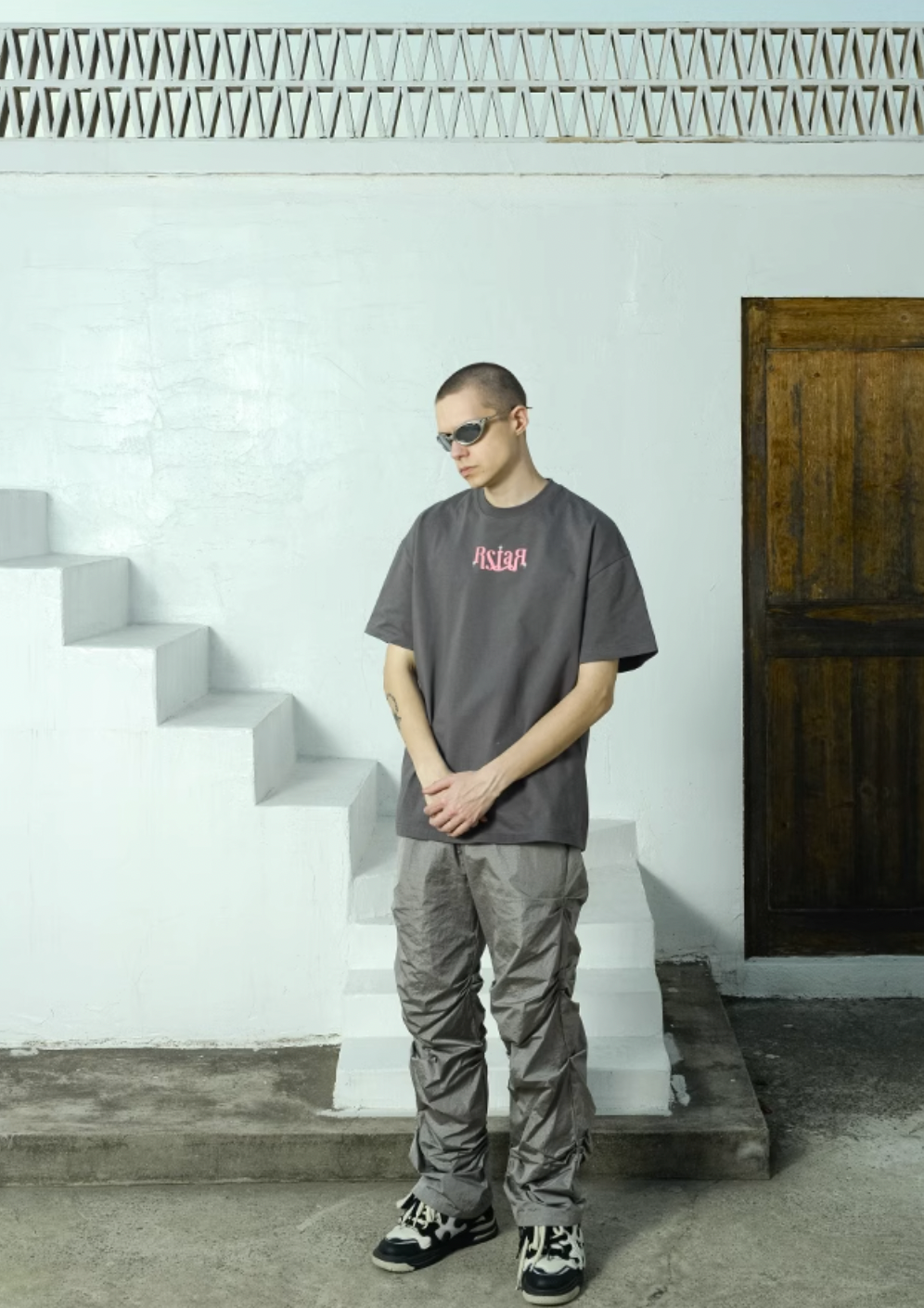 YADcrew R-STAR Full Star Printed Tee