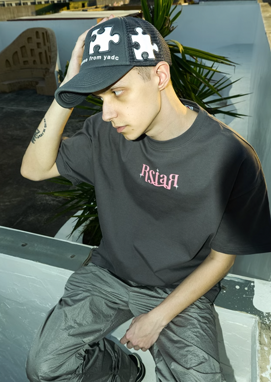 YADcrew R-STAR Full Star Printed Tee