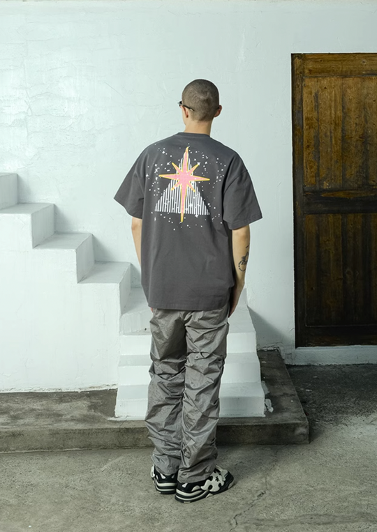 YADcrew R-STAR Full Star Printed Tee