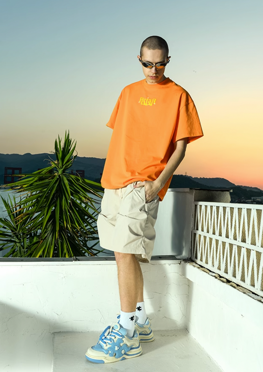 YADcrew R-STAR Full Star Printed Tee