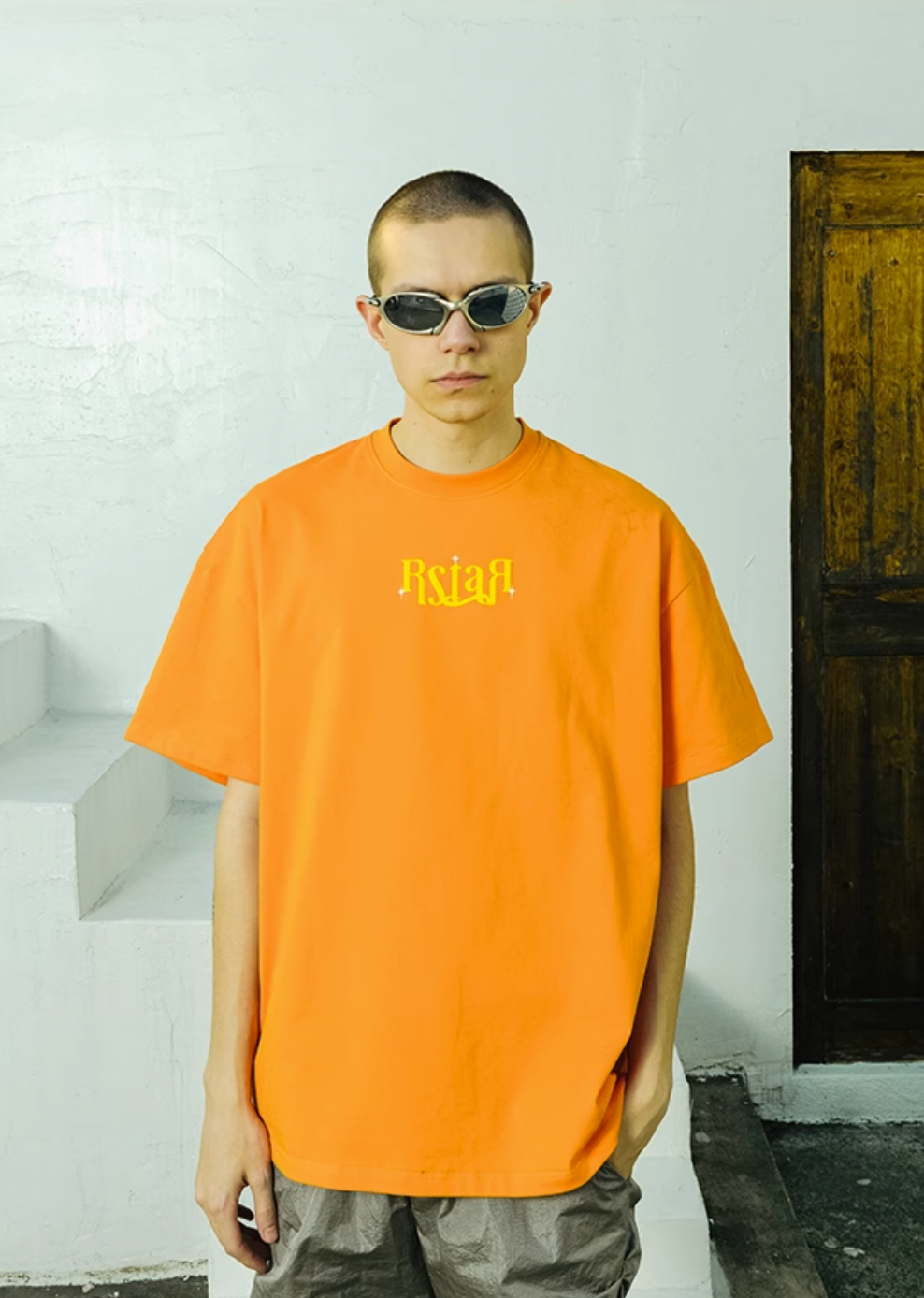 YADcrew R-STAR Full Star Printed Tee