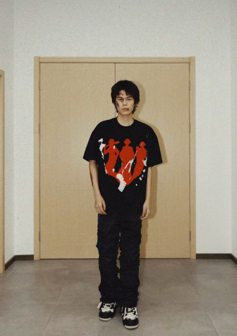 YADcrew Silhouette 3D Patch Tee