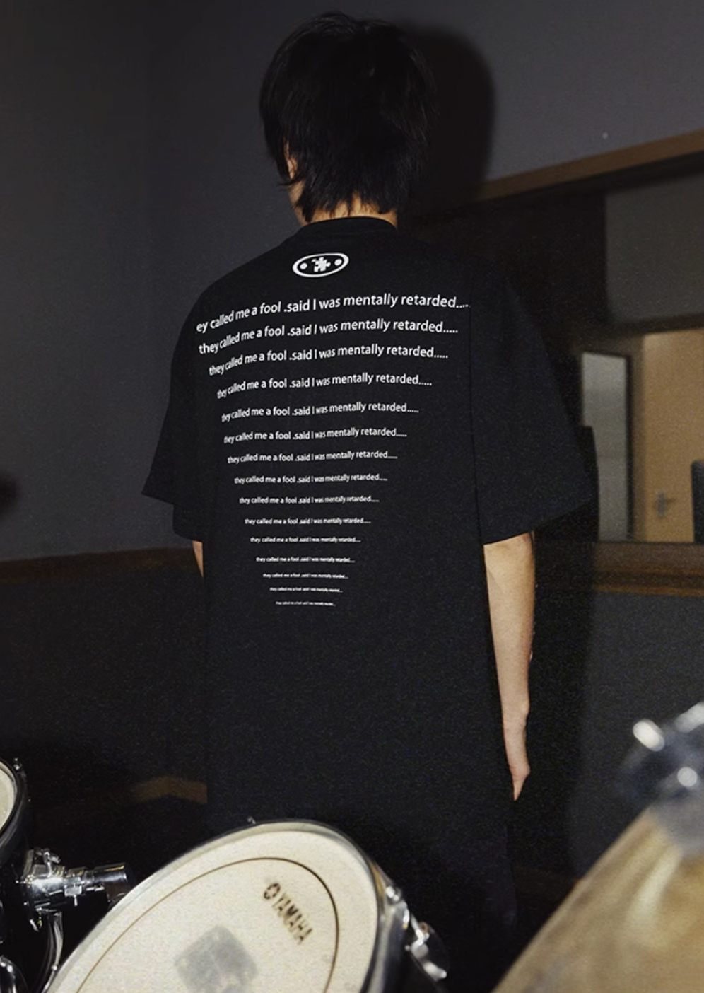 YADcrew Silhouette 3D Patch Tee