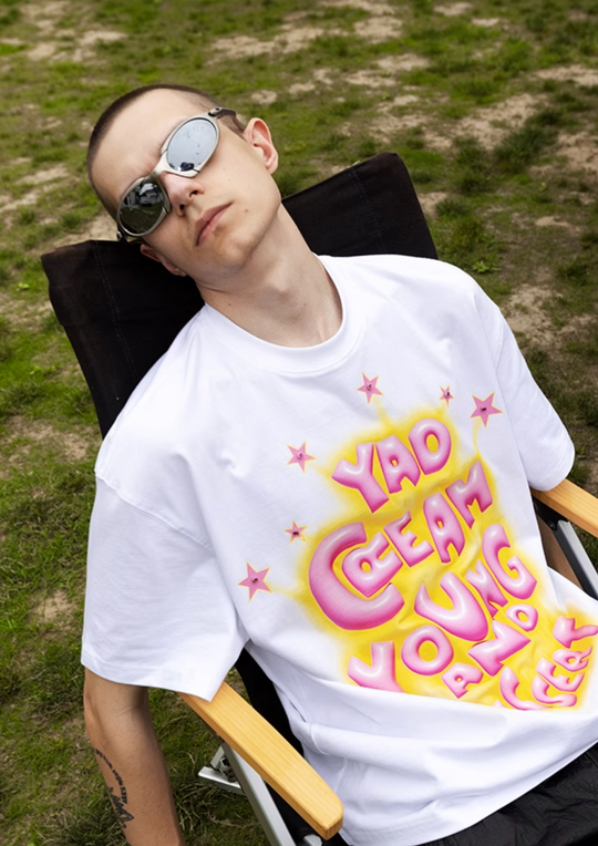 YADcrew Bubble Balloon Word Knock Drill Craft Tee