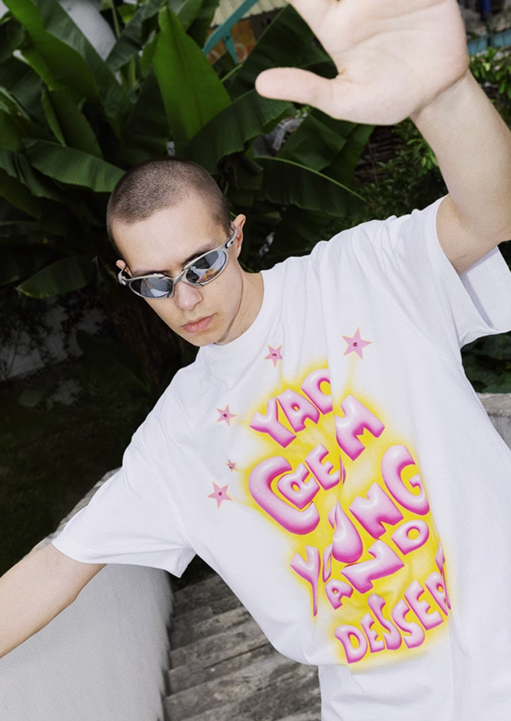 YADcrew Bubble Balloon Word Knock Drill Craft Tee