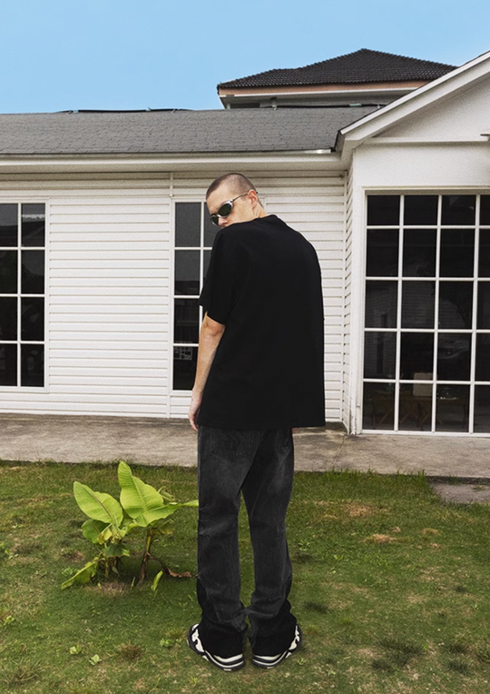 YADcrew Jigsaw Rhinestone Galaxy Tee