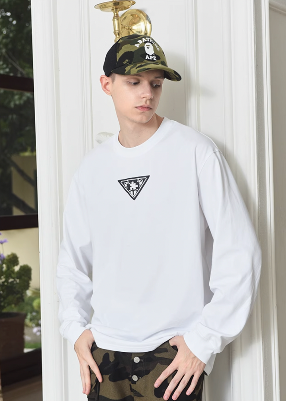 YADcrew Baroque Puzzle Long Sleeved Tee