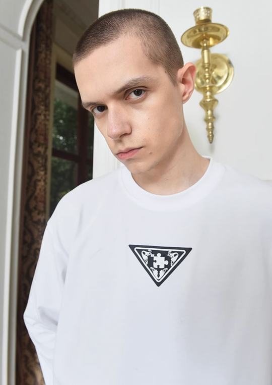 YADcrew Baroque Puzzle Long Sleeved Tee