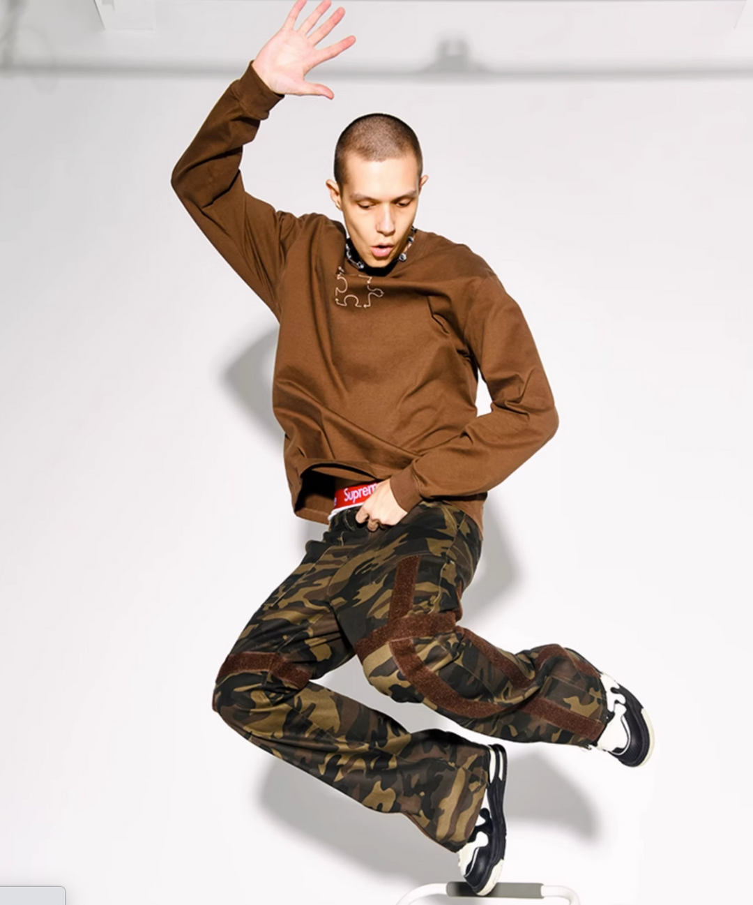 YADcrew Jigsaw Long Sleeved Tee