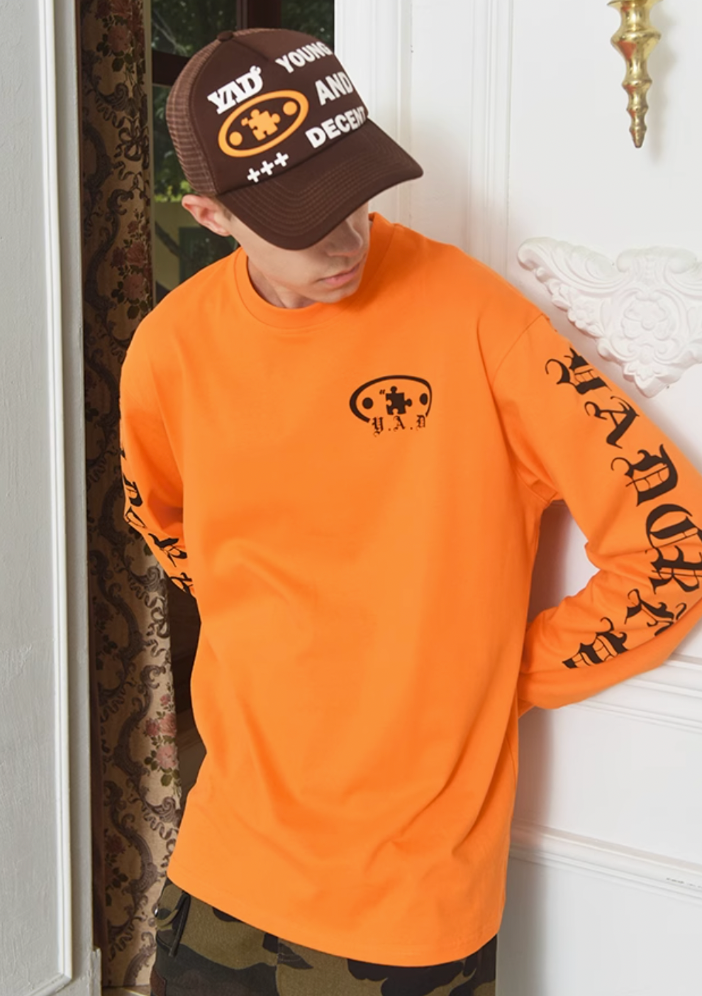 YADcrew Gothic Long Sleeved Tee