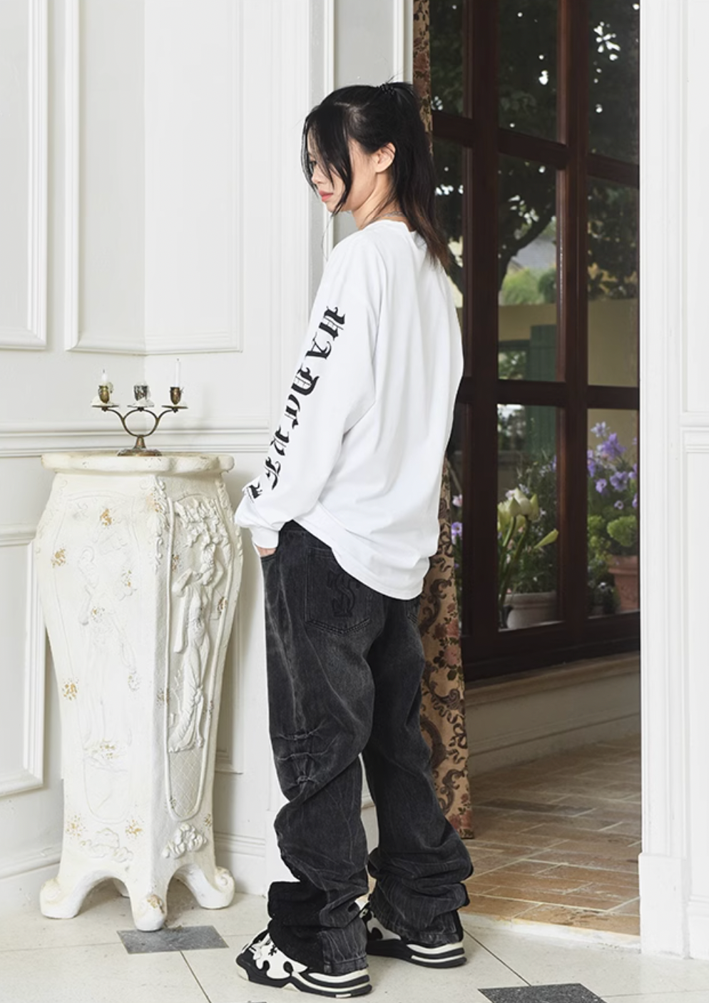 YADcrew Gothic Long Sleeved Tee